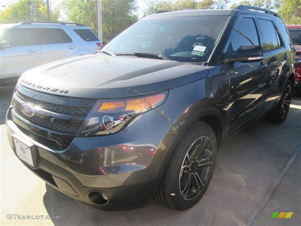 2015 Explorer Sport 4WD - Magnetic / Sport Charcoal Black photo #3