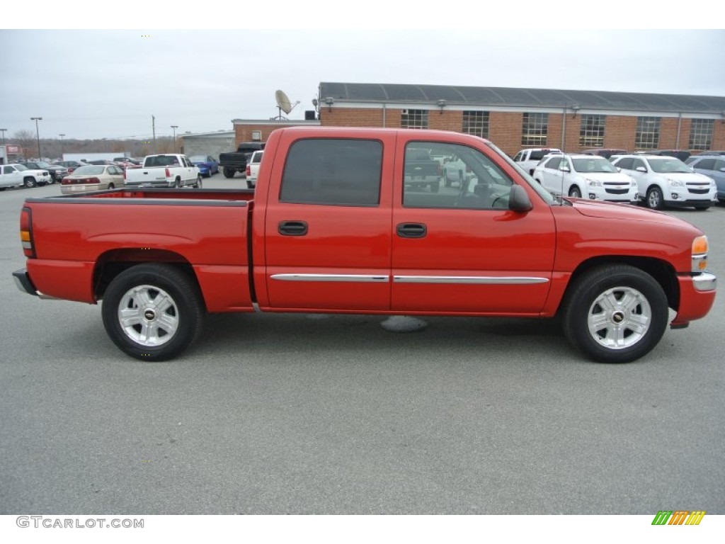 Fire Red 2006 GMC Sierra 1500 SL Crew Cab Exterior Photo #99612951