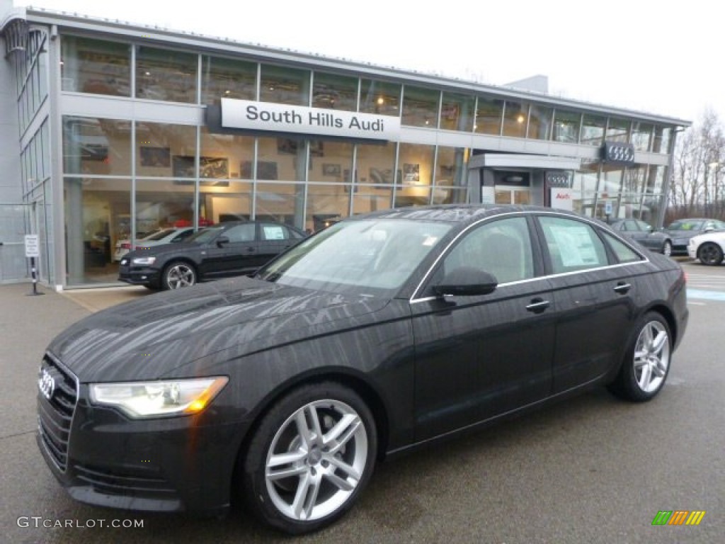 2015 A6 2.0T Premium Plus quattro Sedan - Havanna Black Metallic / Velvet Beige photo #1