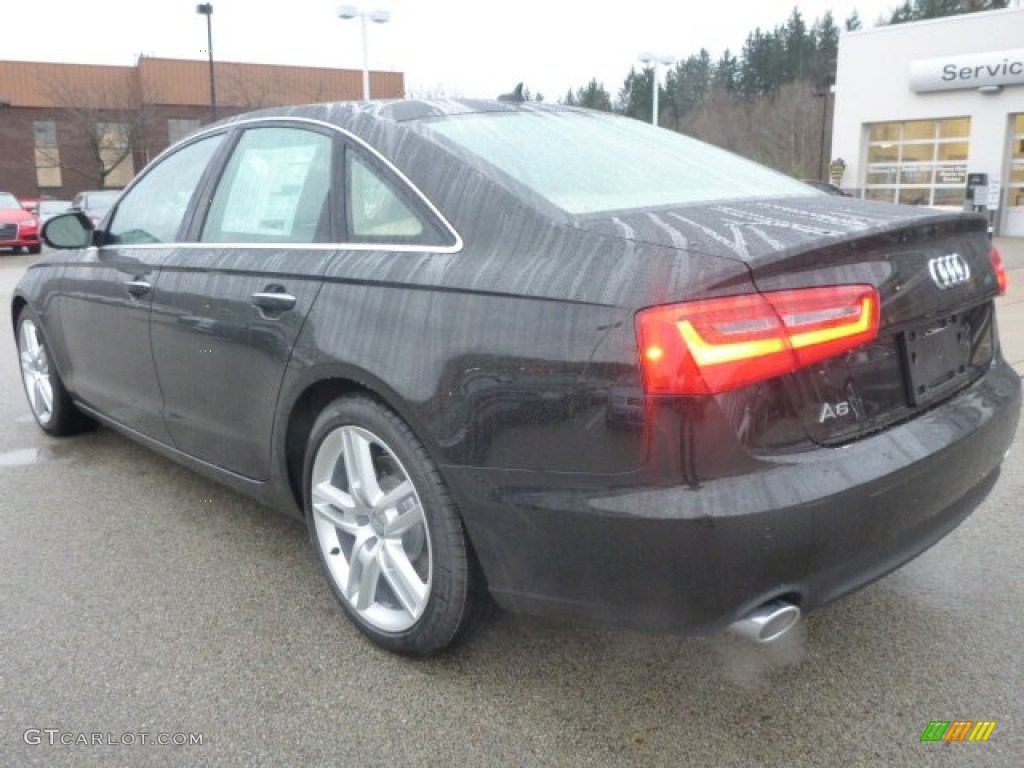 2015 A6 2.0T Premium Plus quattro Sedan - Havanna Black Metallic / Velvet Beige photo #2