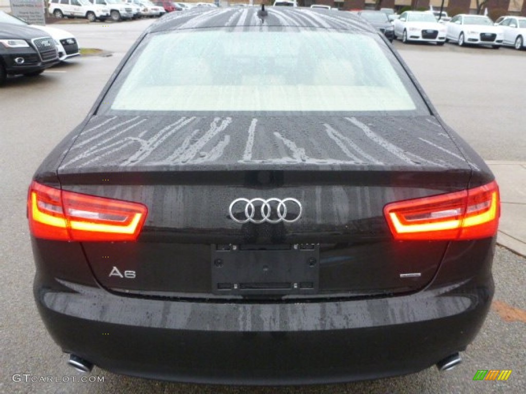 2015 A6 2.0T Premium Plus quattro Sedan - Havanna Black Metallic / Velvet Beige photo #3