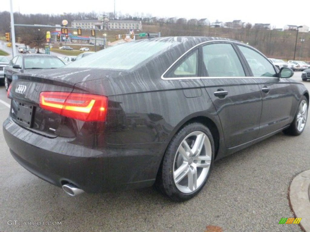2015 A6 2.0T Premium Plus quattro Sedan - Havanna Black Metallic / Velvet Beige photo #4