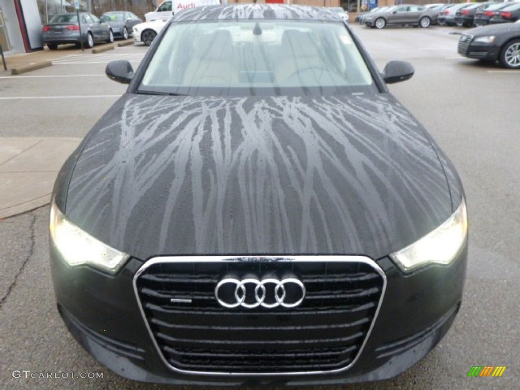 2015 A6 2.0T Premium Plus quattro Sedan - Havanna Black Metallic / Velvet Beige photo #6