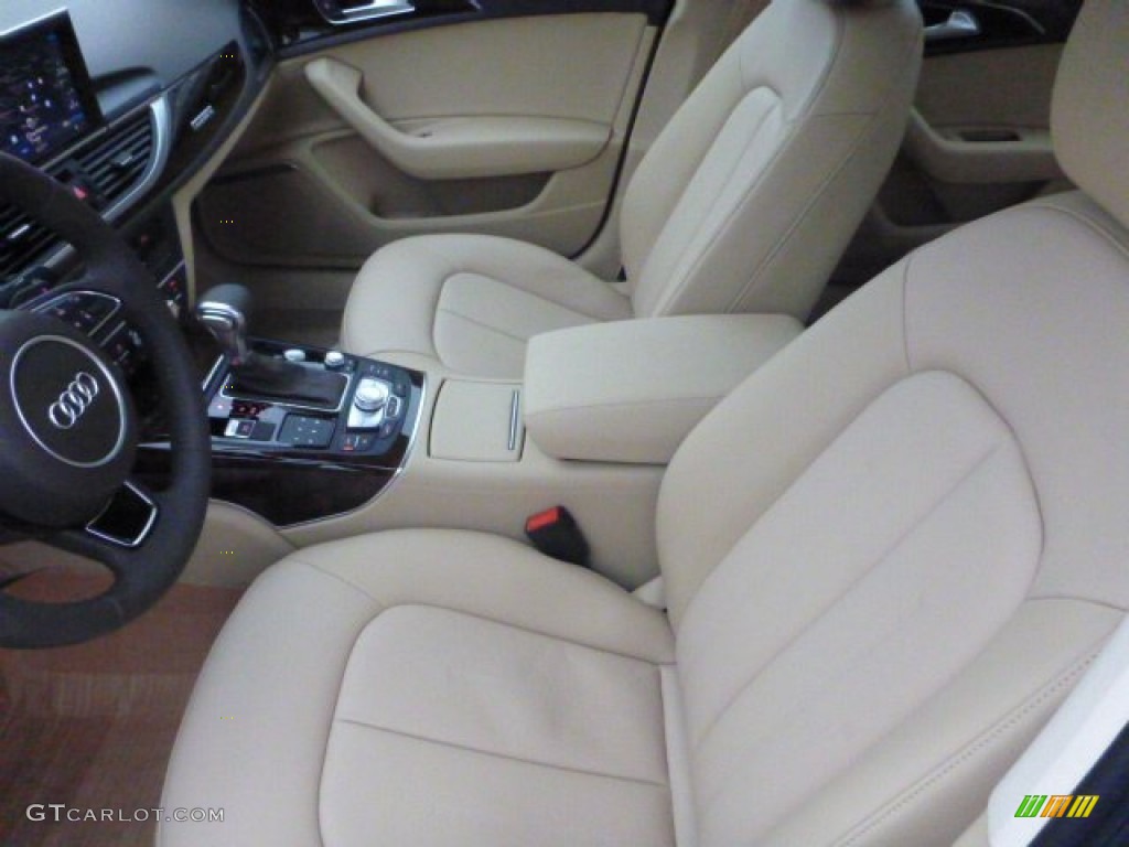 2015 A6 2.0T Premium Plus quattro Sedan - Havanna Black Metallic / Velvet Beige photo #8