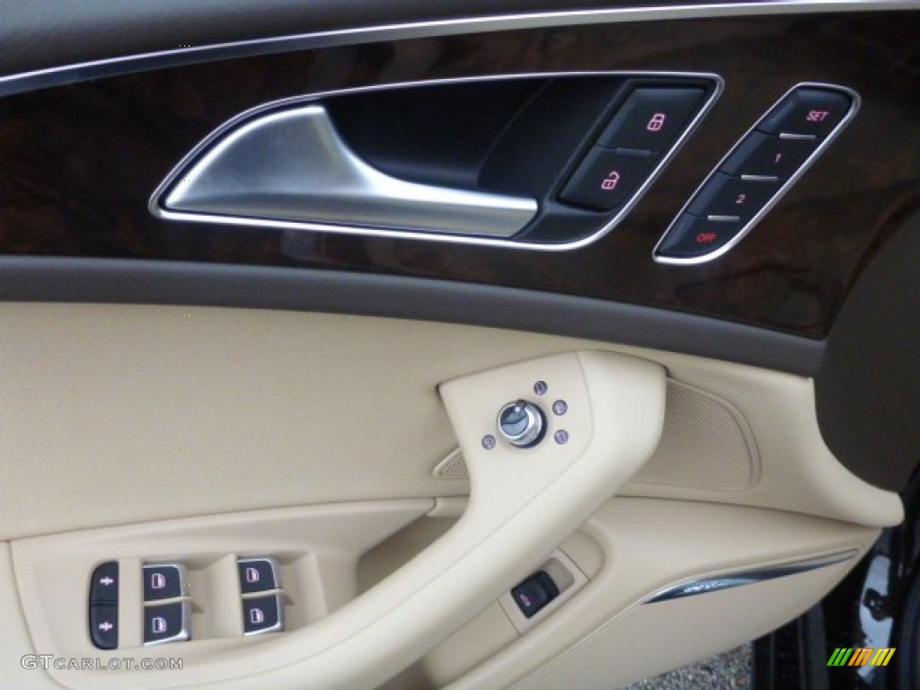 2015 A6 2.0T Premium Plus quattro Sedan - Havanna Black Metallic / Velvet Beige photo #11