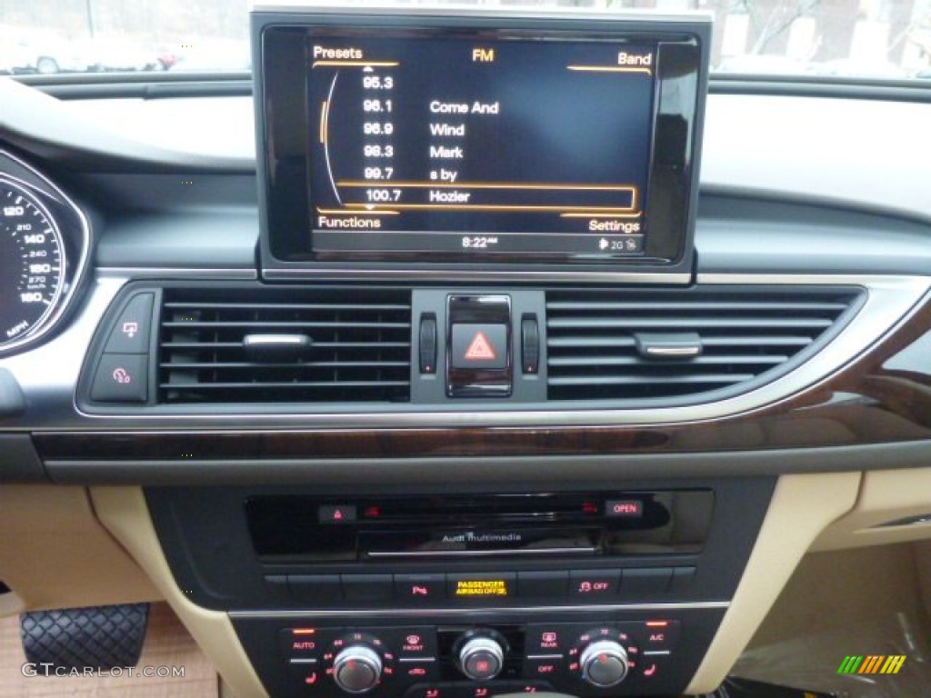 2015 A6 2.0T Premium Plus quattro Sedan - Havanna Black Metallic / Velvet Beige photo #14