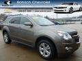 2011 Espresso Brown Metallic Chevrolet Equinox LT AWD #99597109