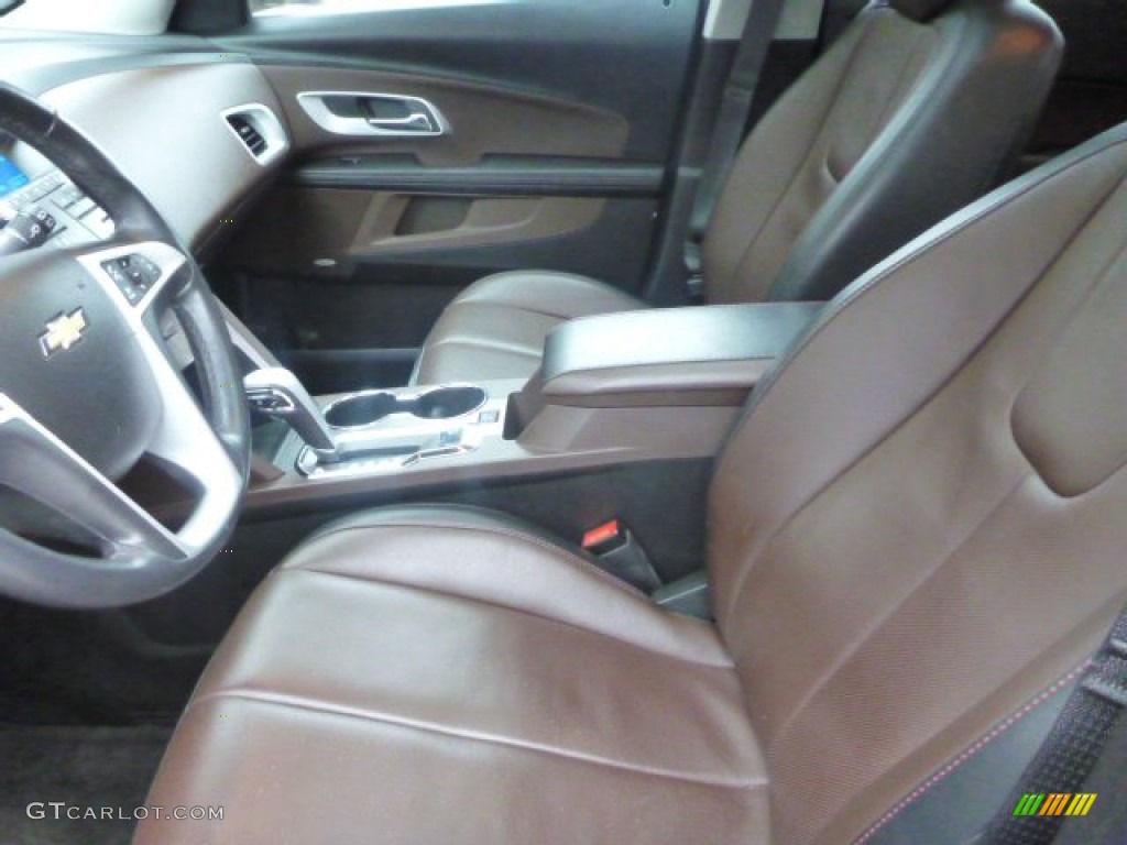 2011 Equinox LT AWD - Espresso Brown Metallic / Brownstone/Jet Black photo #4