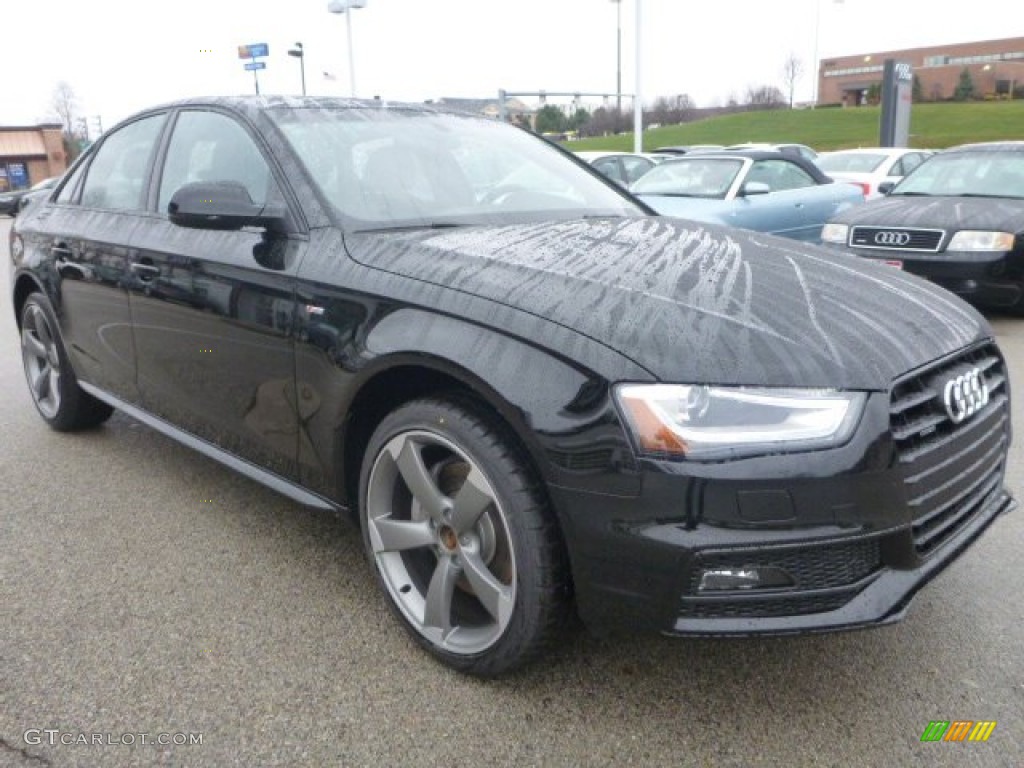 Brilliant Black 2015 Audi A4 2.0T Premium quattro Exterior Photo #99616473