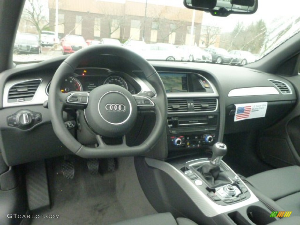 Black Interior 2015 Audi A4 2.0T Premium quattro Photo #99616571