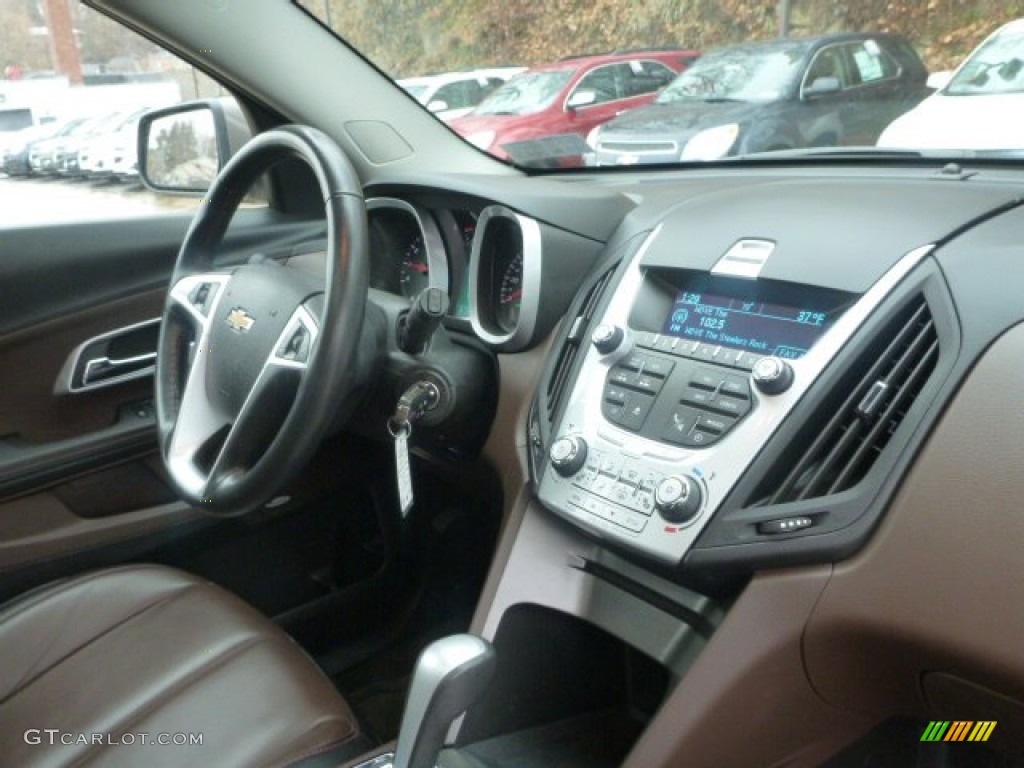 2011 Equinox LT AWD - Espresso Brown Metallic / Brownstone/Jet Black photo #12