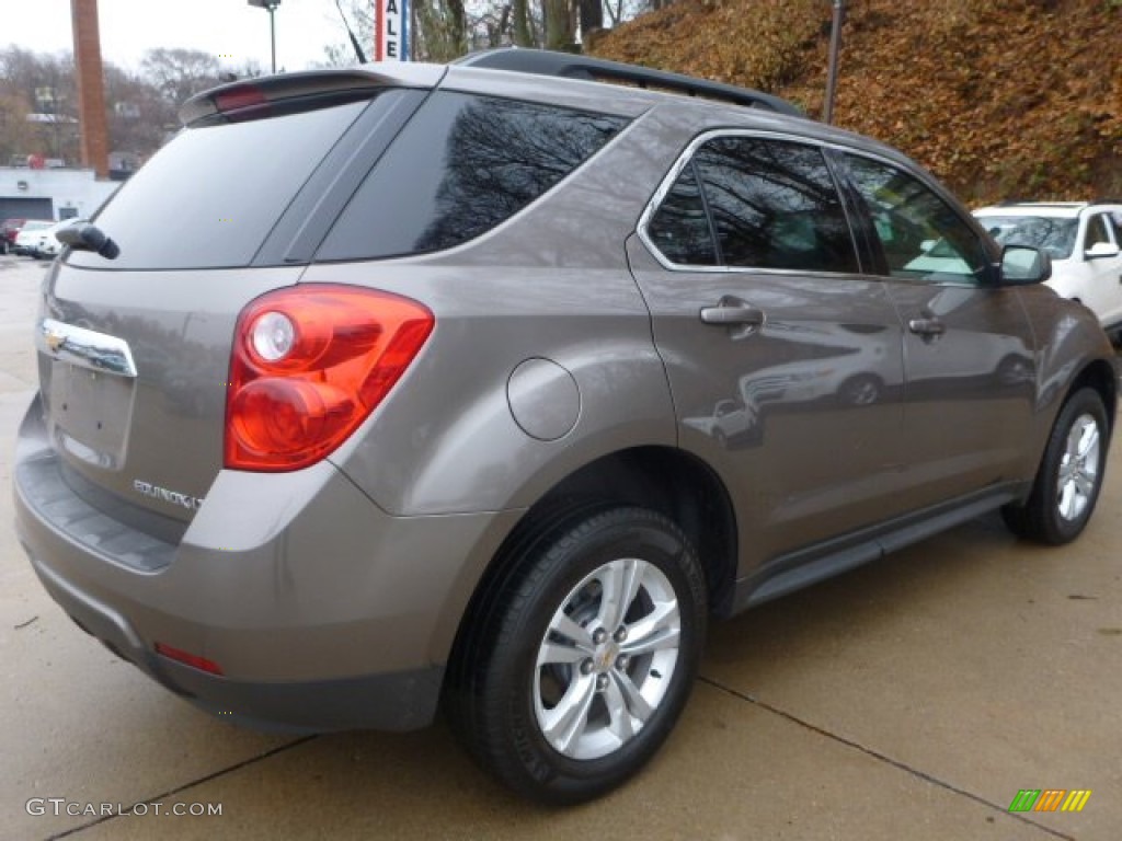 2011 Equinox LT AWD - Espresso Brown Metallic / Brownstone/Jet Black photo #15