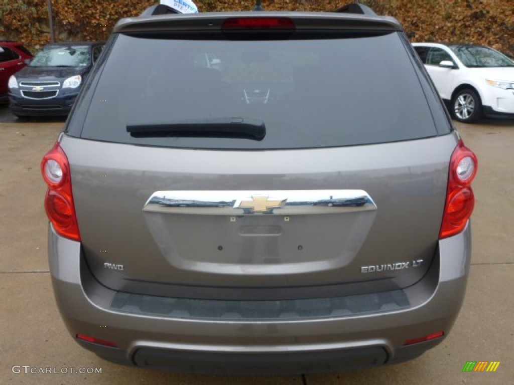 2011 Equinox LT AWD - Espresso Brown Metallic / Brownstone/Jet Black photo #16