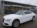 2015 Ibis White Audi A5 Premium Plus quattro Coupe  photo #1