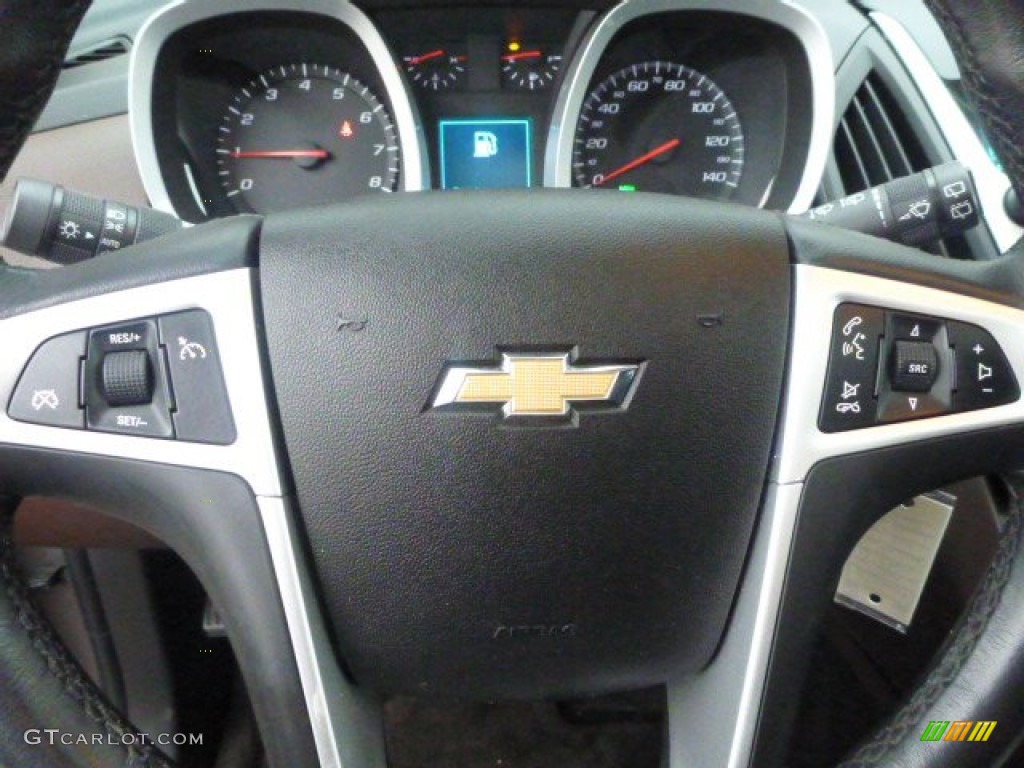 2011 Equinox LT AWD - Espresso Brown Metallic / Brownstone/Jet Black photo #21