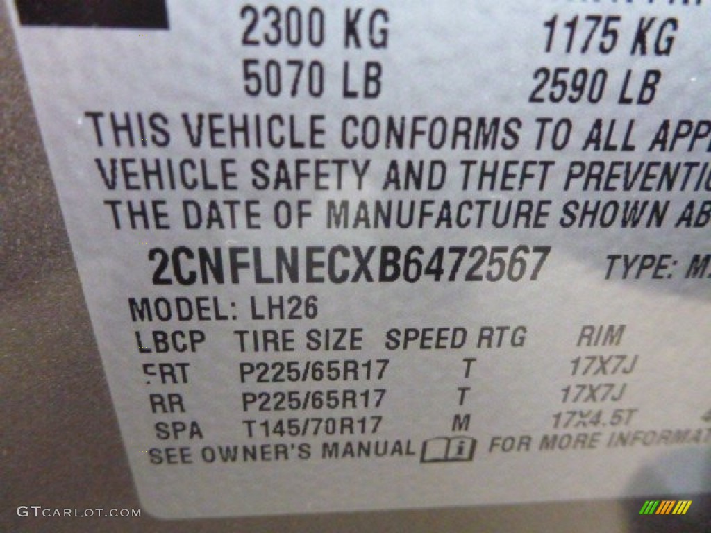 2011 Equinox LT AWD - Espresso Brown Metallic / Brownstone/Jet Black photo #25