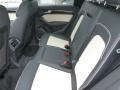 2015 Audi Q5 Black/Alabaster White Interior Rear Seat Photo