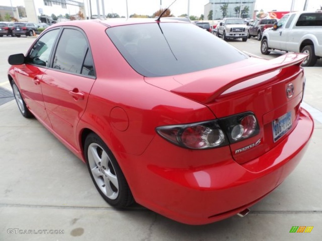 2008 MAZDA6 i Sport Sedan - Volcanic Red / Black photo #5