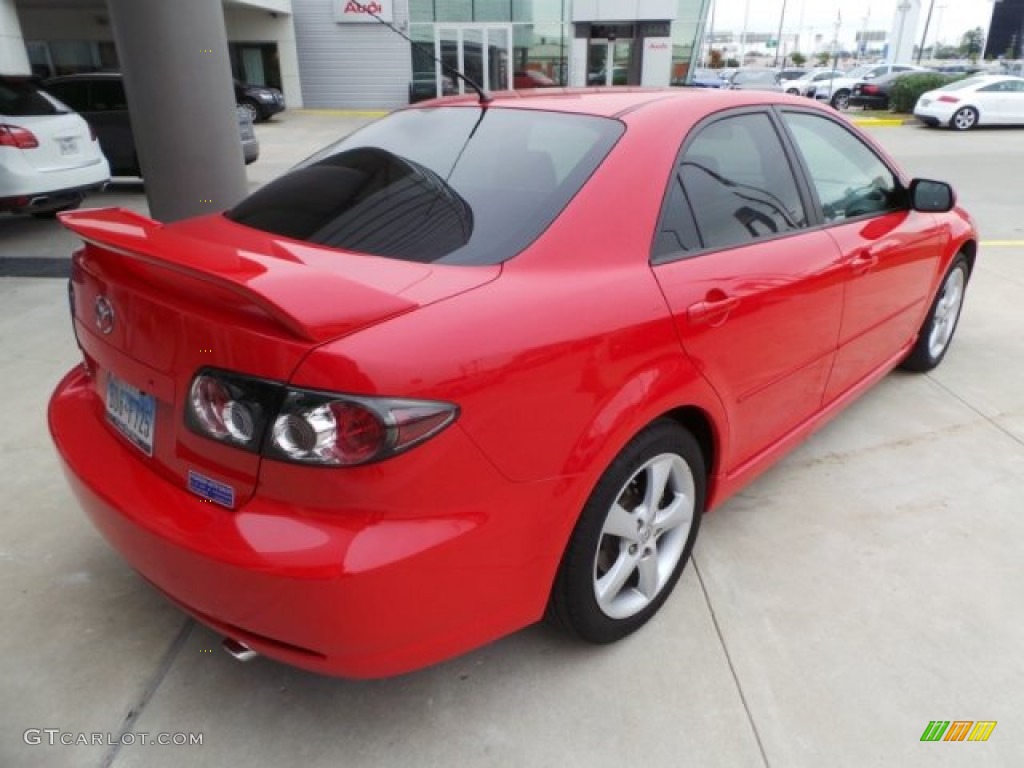 2008 MAZDA6 i Sport Sedan - Volcanic Red / Black photo #7