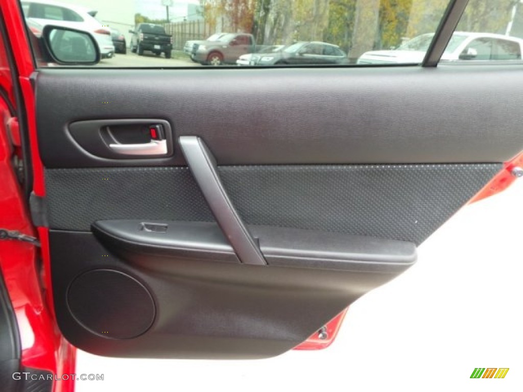 2008 MAZDA6 i Sport Sedan - Volcanic Red / Black photo #35