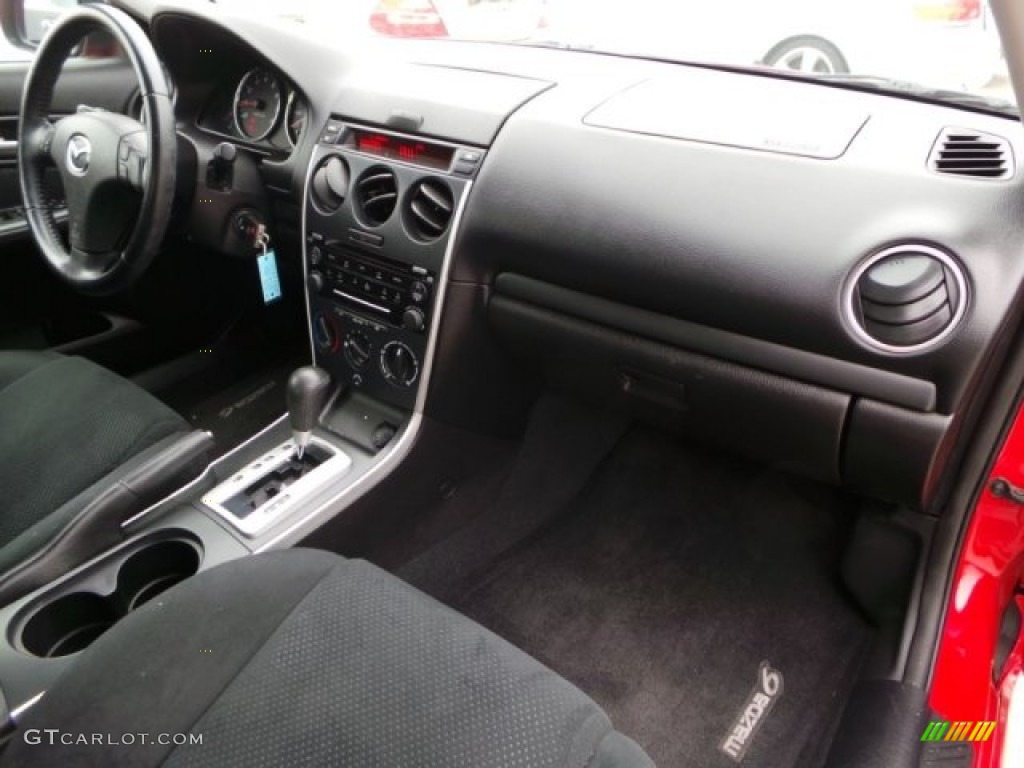 2008 MAZDA6 i Sport Sedan - Volcanic Red / Black photo #38