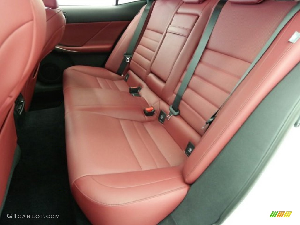 2014 Lexus IS 250 F Sport Rear Seat Photo #99619416
