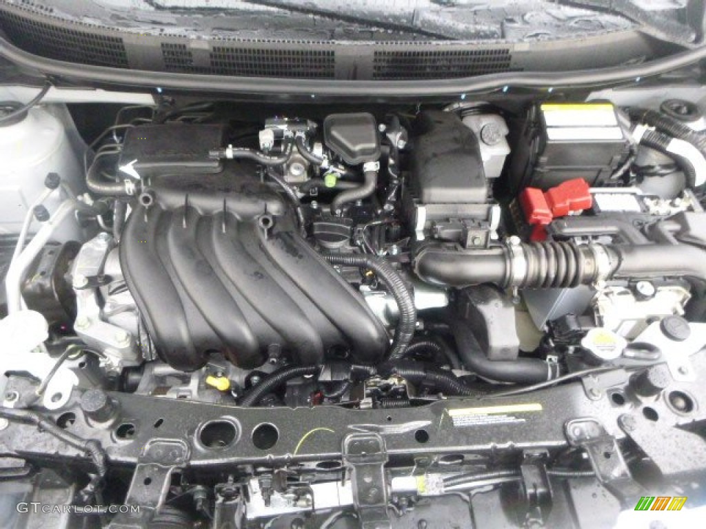 2015 Versa 1.6 S Plus Sedan - Brilliant Silver / Charcoal photo #18