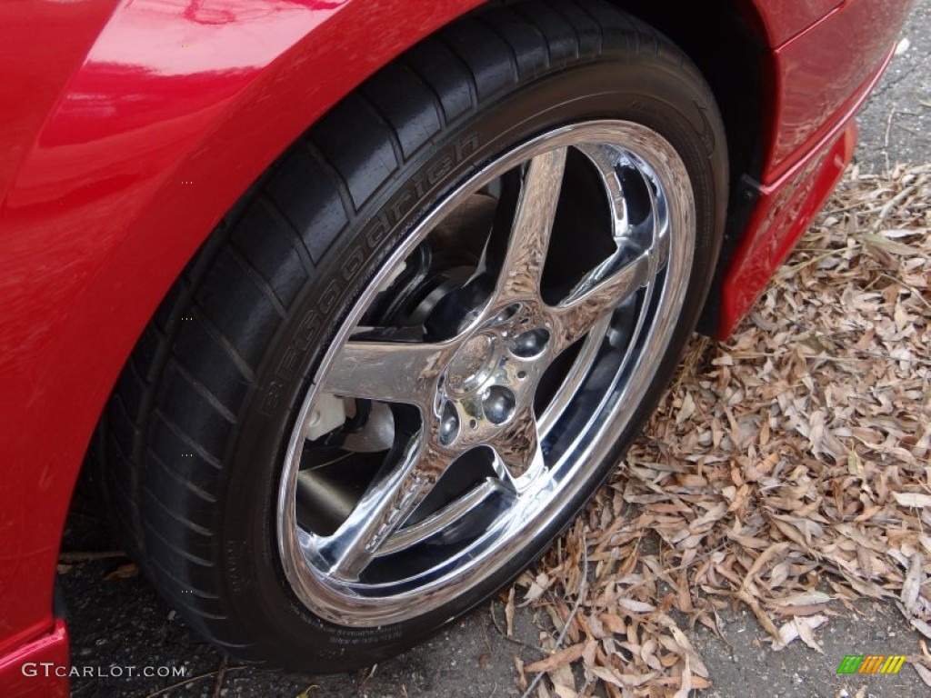2000 Mustang GT Coupe - Laser Red Metallic / Medium Graphite photo #17