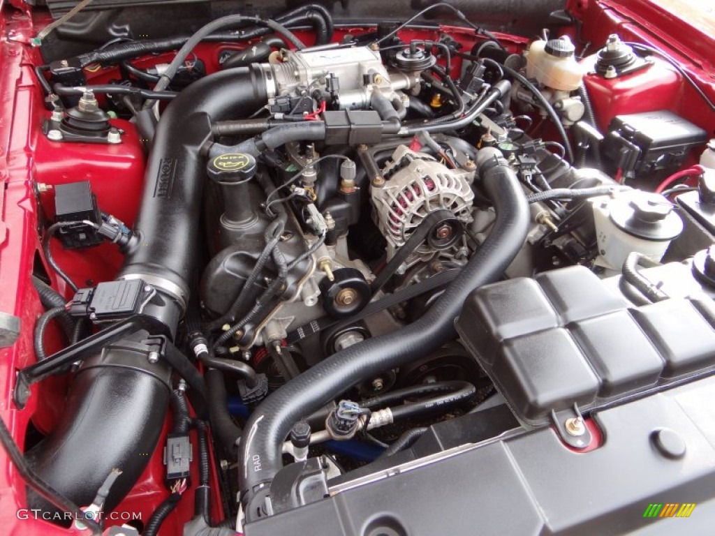 2000 Ford Mustang GT Coupe 4.6 Liter SOHC 16-Valve V8 Engine Photo #99621027