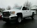 Summit White 2015 GMC Sierra 2500HD Crew Cab 4x4 Exterior