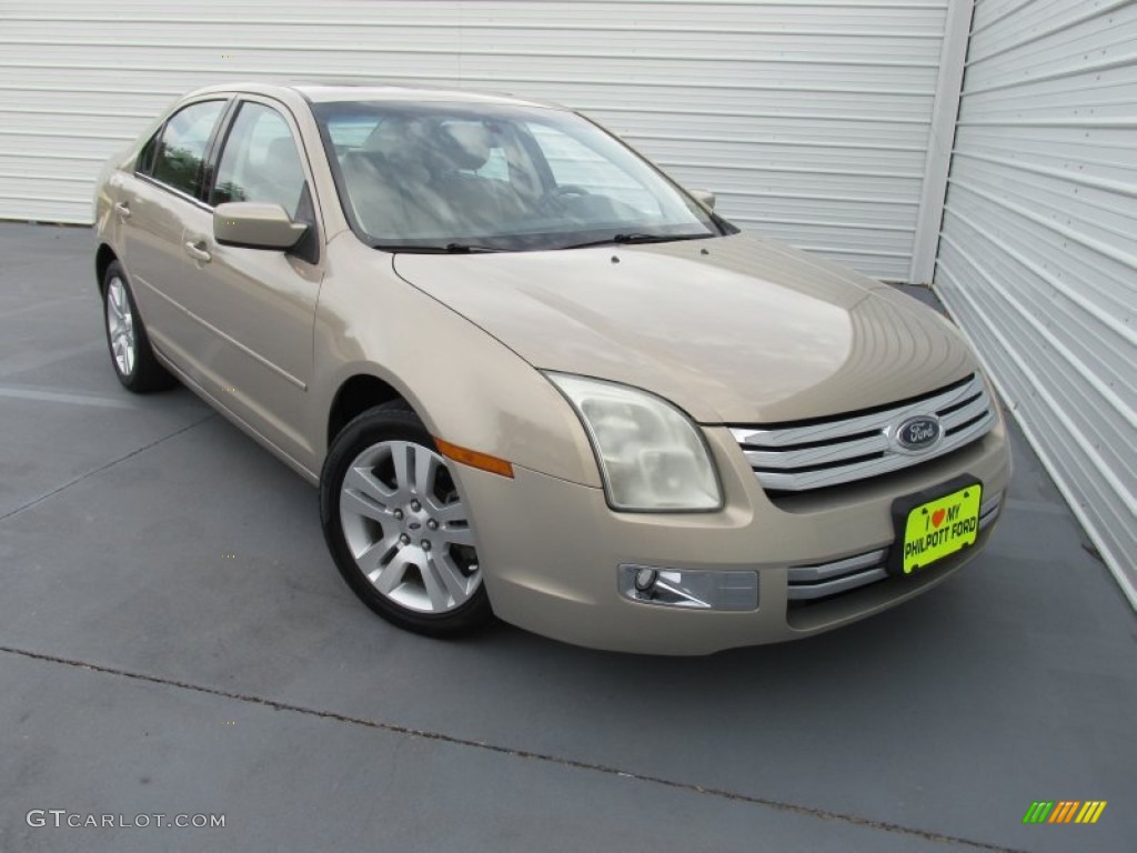 2006 Fusion SEL V6 - Dune Pearl Metallic / Camel photo #1