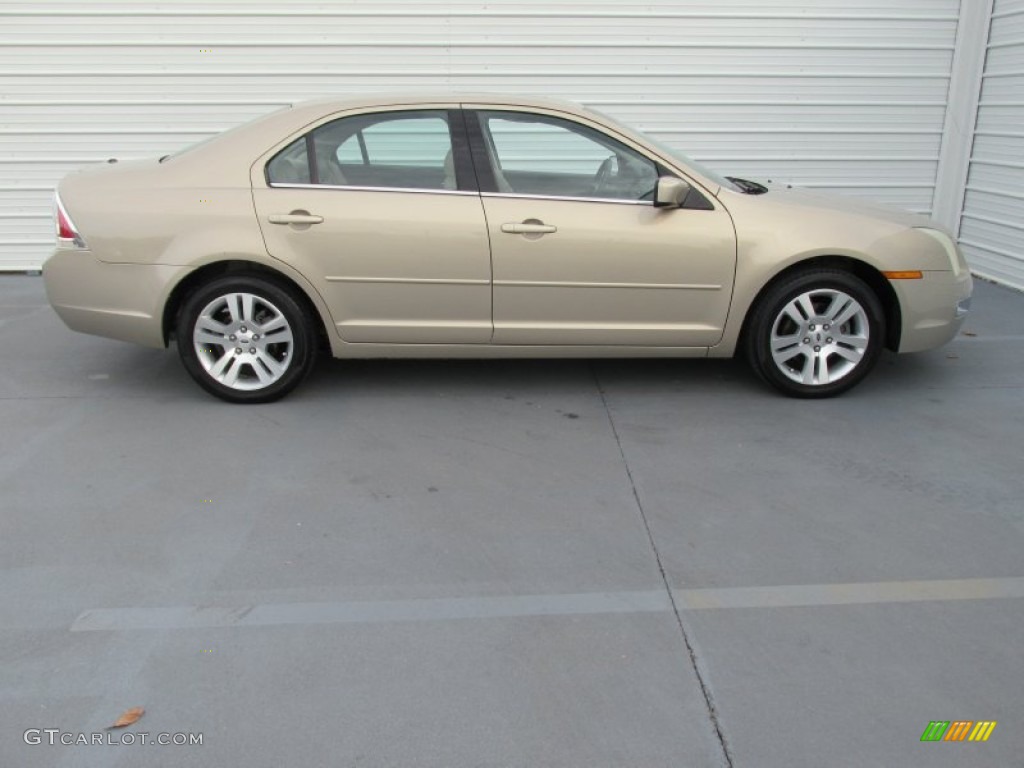 2006 Fusion SEL V6 - Dune Pearl Metallic / Camel photo #8