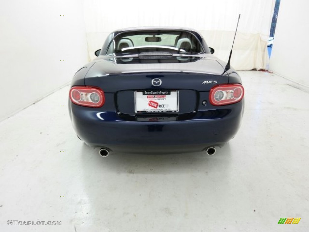 2012 MX-5 Miata Grand Touring Hard Top Roadster - Stormy Blue Mica / Dune Beige photo #13