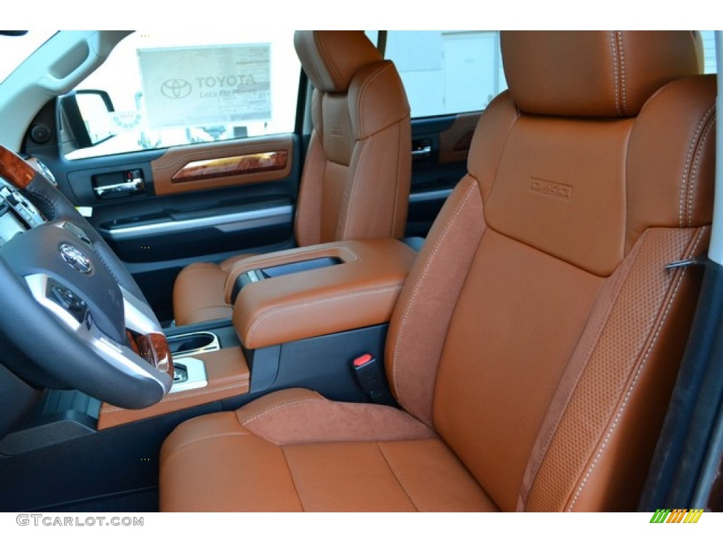 1794 Edition Premium Brown Leather Interior 2015 Toyota Tundra 1794 Edition CrewMax 4x4 Photo #99623802