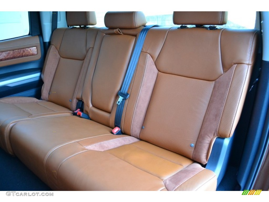 1794 Edition Premium Brown Leather Interior 2015 Toyota Tundra 1794 Edition CrewMax 4x4 Photo #99623895
