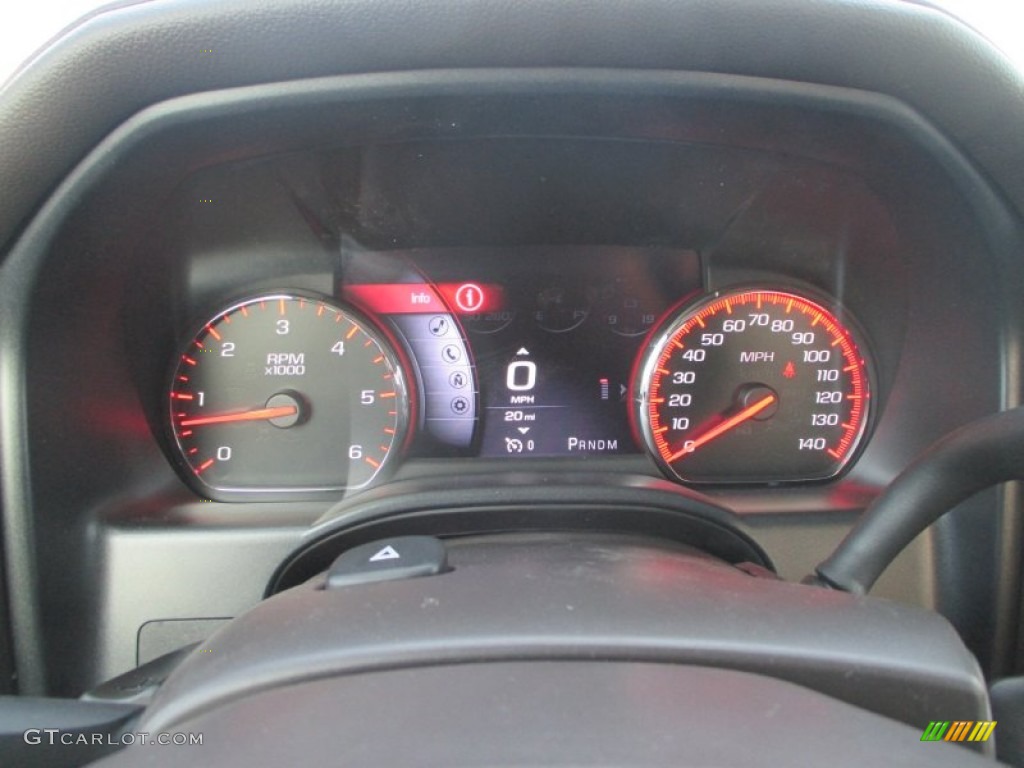 2015 GMC Sierra 1500 Denali Crew Cab 4x4 Gauges Photo #99626628