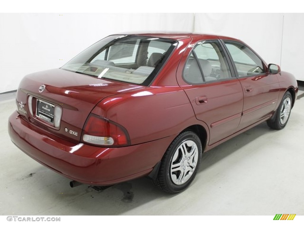 2003 Sentra XE - Inferno Red / Black photo #11