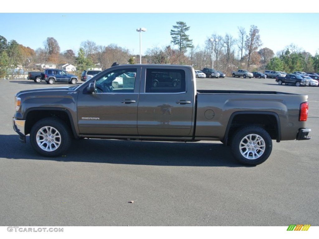 Bronze Alloy Metallic 2015 GMC Sierra 1500 SLE Crew Cab Exterior Photo #99628095