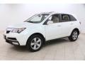 Aspen White Pearl 2010 Acura MDX Standard MDX Model Exterior
