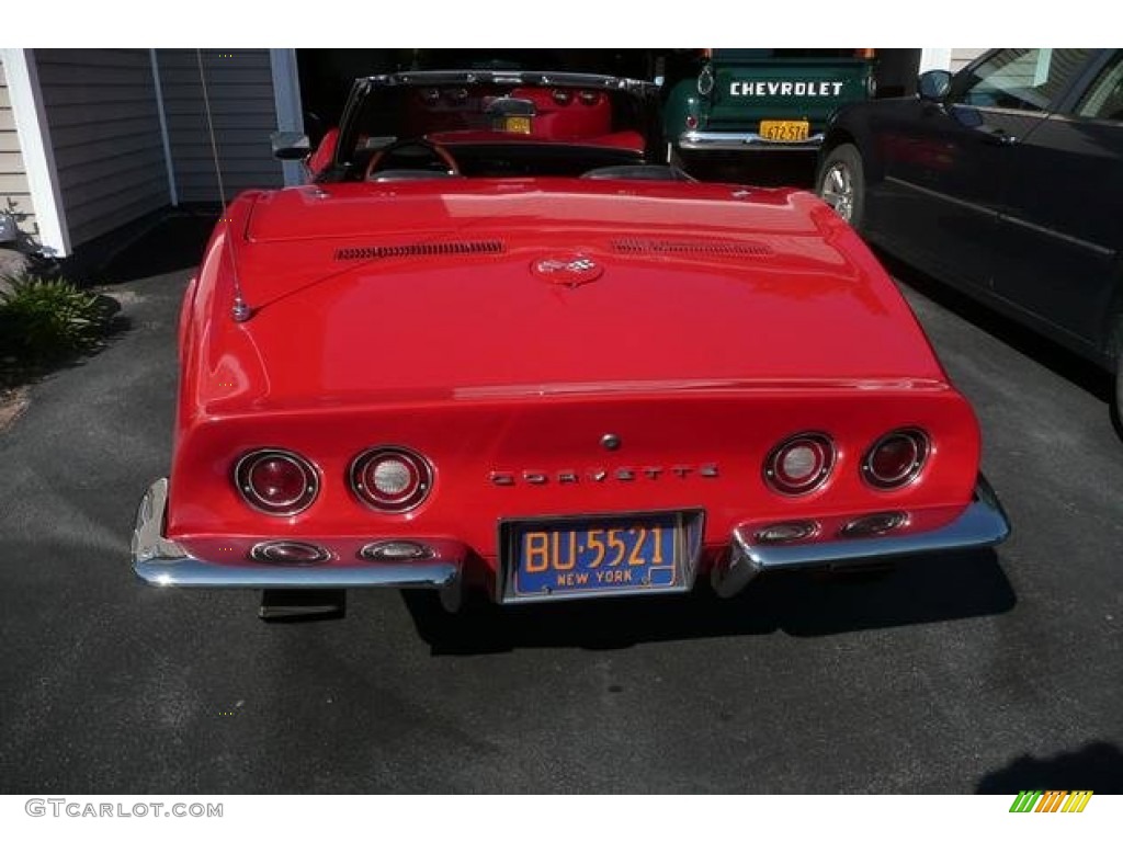 1972 Corvette Stingray Convertible - Red / Black photo #2