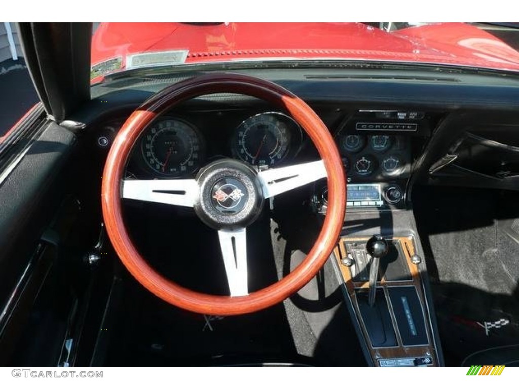 1972 Corvette Stingray Convertible - Red / Black photo #3