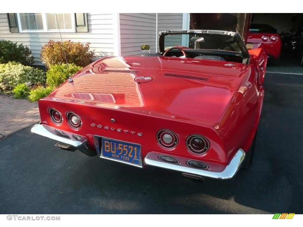 1972 Corvette Stingray Convertible - Red / Black photo #6