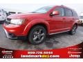 2015 Redline 2 Coat Pearl Dodge Journey Crossroad  photo #1