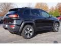 2015 Brilliant Black Crystal Pearl Jeep Cherokee Trailhawk 4x4  photo #3