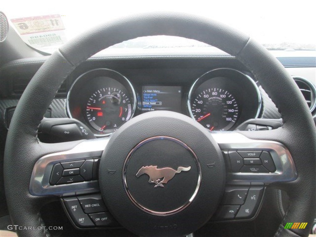 2015 Mustang V6 Coupe - Black / Ebony photo #12