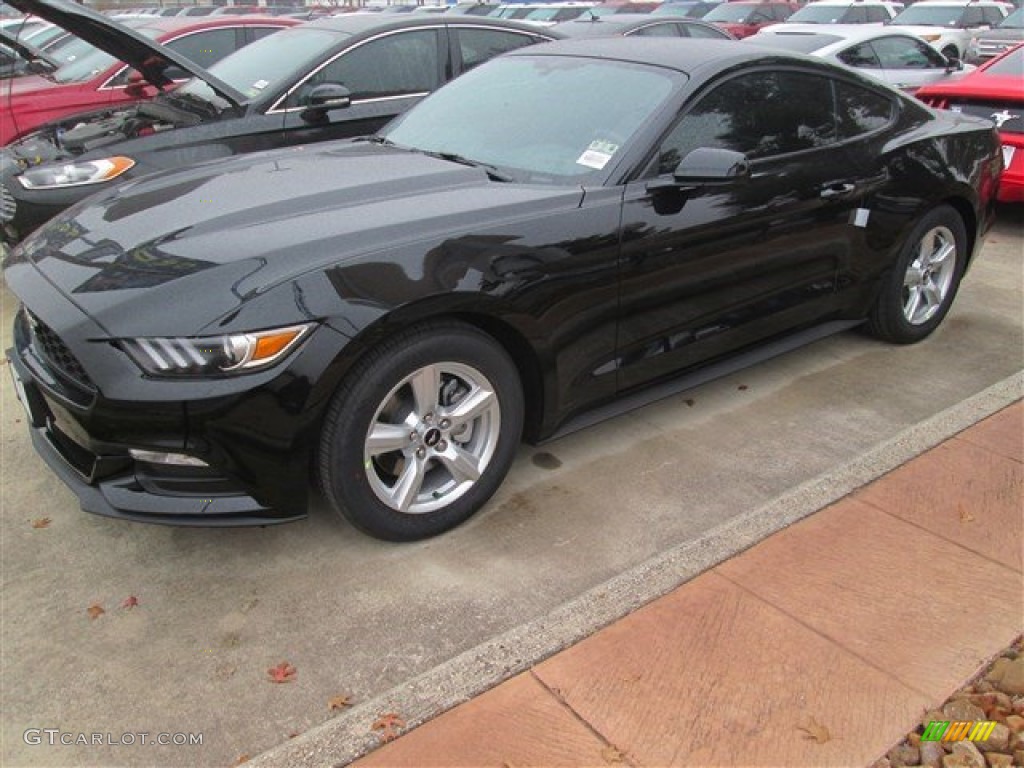 2015 Mustang V6 Coupe - Black / Ebony photo #25