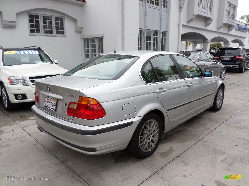 2000 3 Series 328i Sedan - Titanium Silver Metallic / Grey photo #2