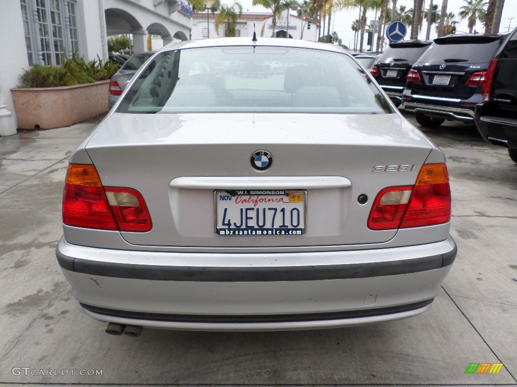 2000 3 Series 328i Sedan - Titanium Silver Metallic / Grey photo #3