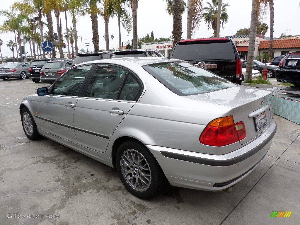 2000 3 Series 328i Sedan - Titanium Silver Metallic / Grey photo #4