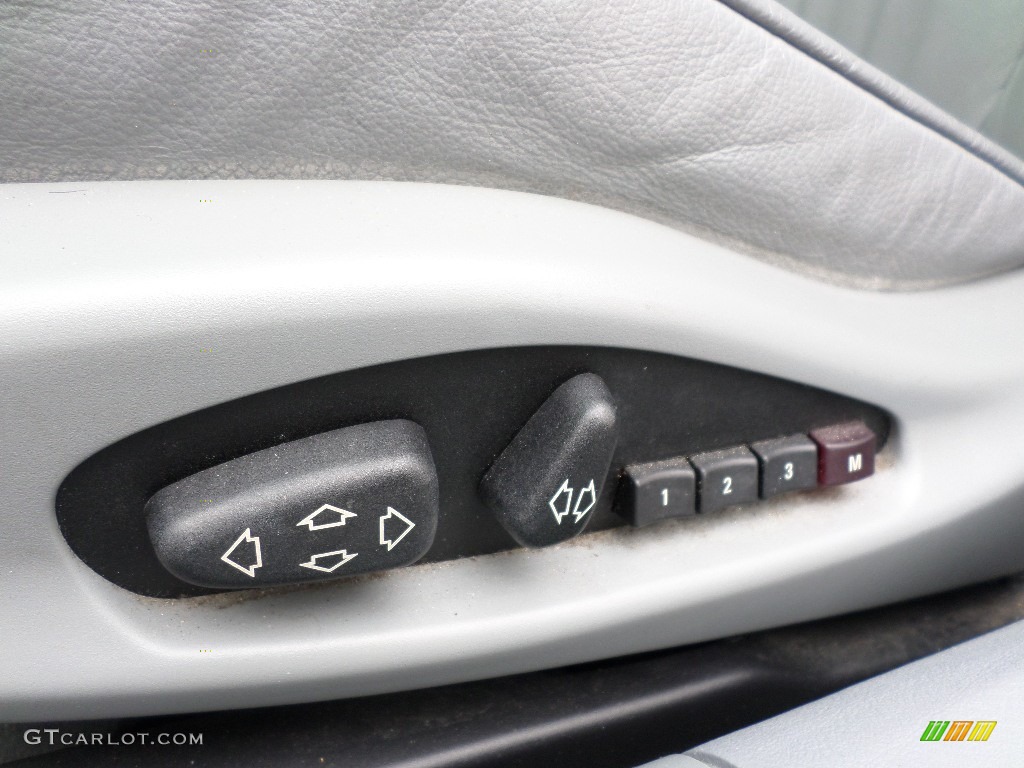 2000 3 Series 328i Sedan - Titanium Silver Metallic / Grey photo #19